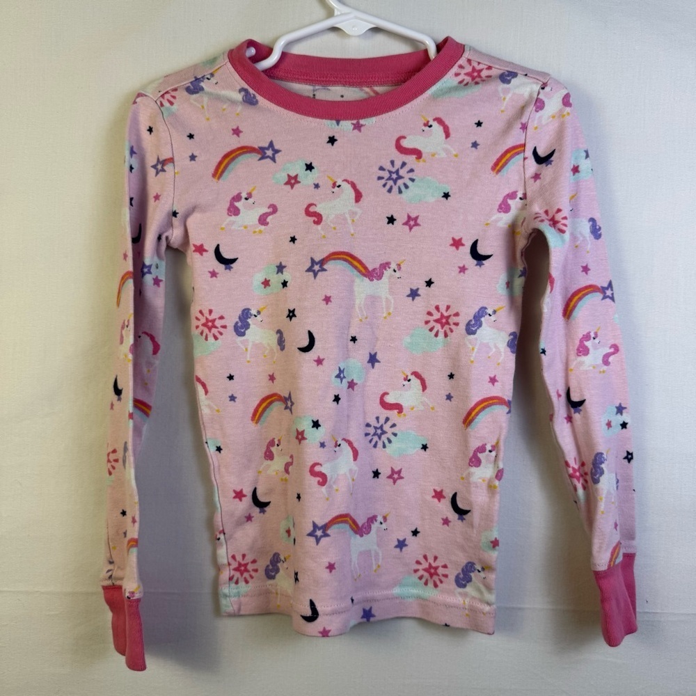Rumi+Ryder Unicorn Rainbow Kids Shirt Pink Size 5